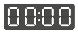Дисплей мультишефа: время 00:00