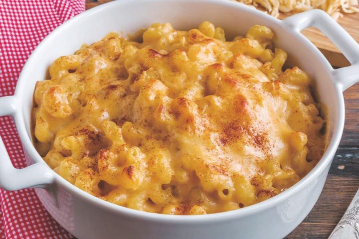Макароны с сыром в аэрогриле