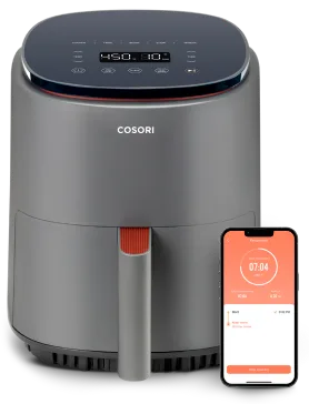 Аэрогриль Cosori Smart Air Fryer CAF-LI401S, 3,8 л, серый