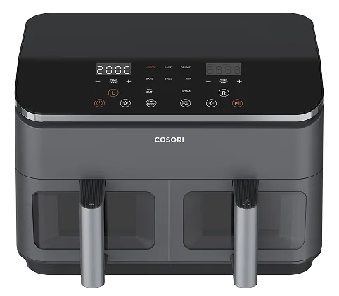 Аэрогриль Cosori Air Fryer Dual Basket CAF-R901, 8,5 л, две корзины