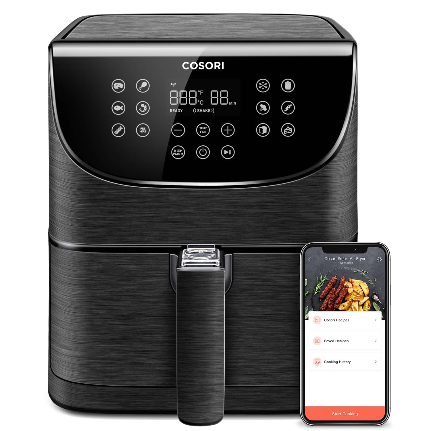 Аэрогриль Cosori Smart Air Fryer CS158-AF 5,5л Black