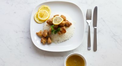Цыпленок с лимоном и травами