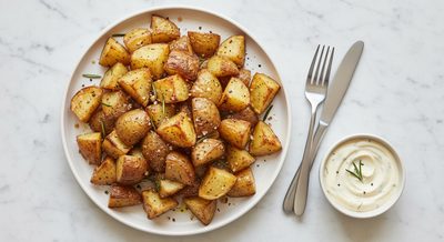 Жареный картофель с розмарином