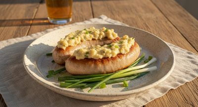 Колбаски с лимонной шапкой