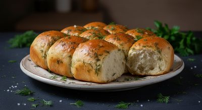 Чесночные пампушки к борщу