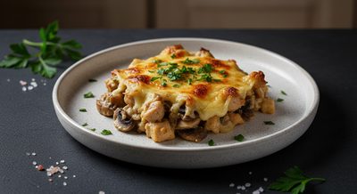 Жульен с курицей и грибами