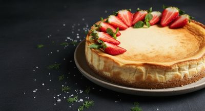 Смоленский творожный чизкейк с клубникой