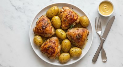 Куриные бедрышки, запеченные в горчице