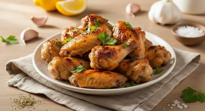 Суперчесночные куриные крылышки