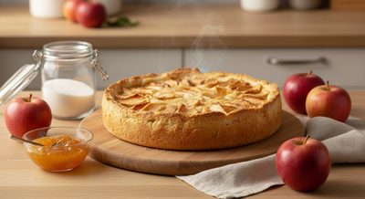Шарлотка яблочная