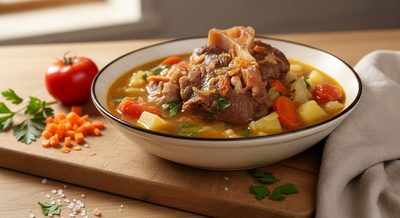 Минестроне с бычьими хвостами