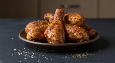 Куриные ножки  с лимоном и чесноком