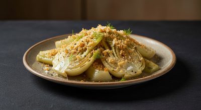 Жареный фенхель с пармезаном