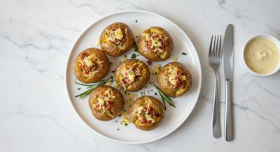 Картошка с беконом и сыром