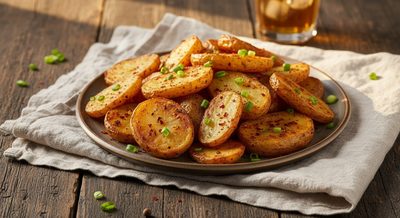 Жареный картофель с хрустящей корочкой чили