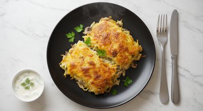 Скумбрия под золотистой шубкой